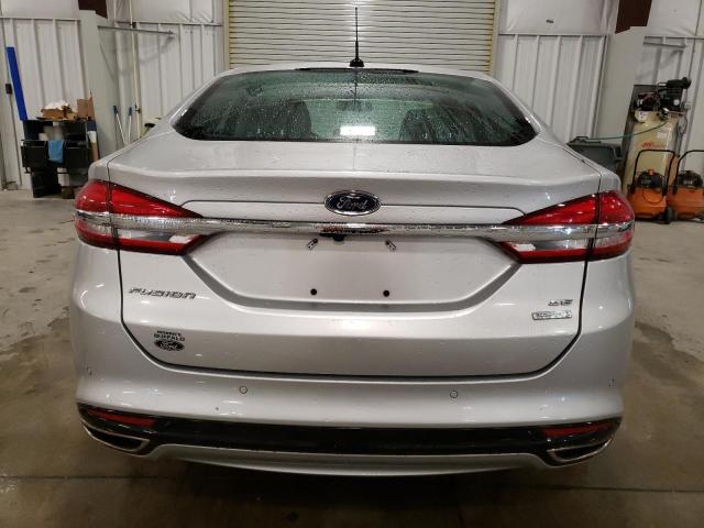 3FA6P0H98HR163487 - 2017 FORD FUSION SE SILVER photo 6