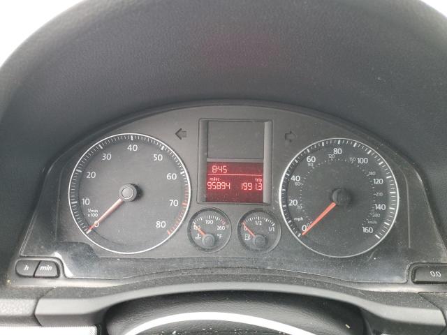 3VWRJ71K39M044725 - 2009 VOLKSWAGEN JETTA WOLFSBURG 银色 照片 9