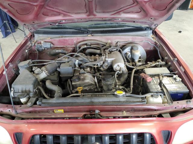 5TEGM92N62Z014925 - 2002 TOYOTA TACOMA DOUBLE CAB PRERUNNER RED photo 11