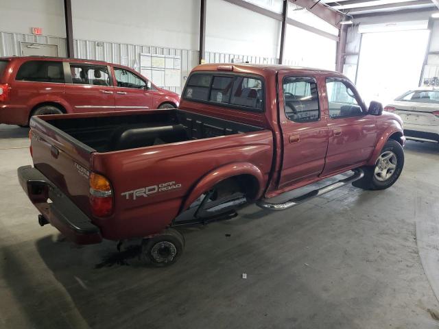 5TEGM92N62Z014925 - 2002 TOYOTA TACOMA DOUBLE CAB PRERUNNER RED photo 3