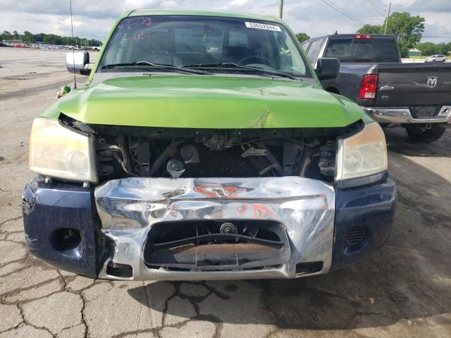 1N6AA07D78N349727 - 2008 NISSAN TITAN XE GREEN photo 5