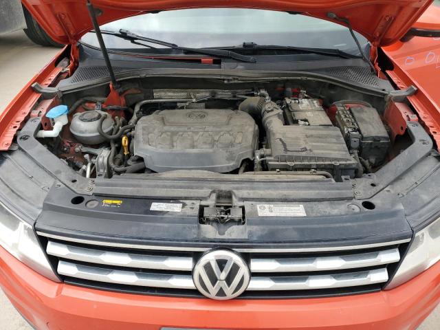 3VV3B7AX8JM024851 - 2018 VOLKSWAGEN TIGUAN SE ORANGE photo 12