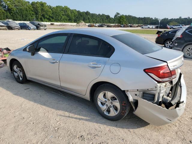 19XFB2F56EE042139 - 2014 HONDA CIVIC LX SILVER photo 2