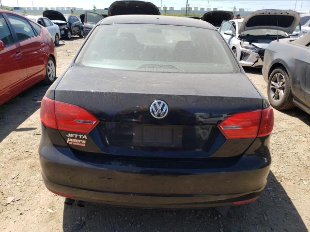 3VW2K7AJXCM409513 - 2012 VOLKSWAGEN JETTA BASE Noir photo 6
