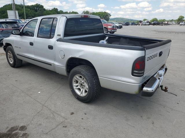 1B7GL2AX61S119108 - 2001 DODGE DAKOTA QUAD SILVER photo 2