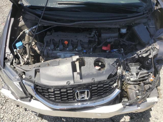 2HGFB2F94FH521055 - 2015 HONDA CIVIC EXL ნაცრისფერი ფოტო 11