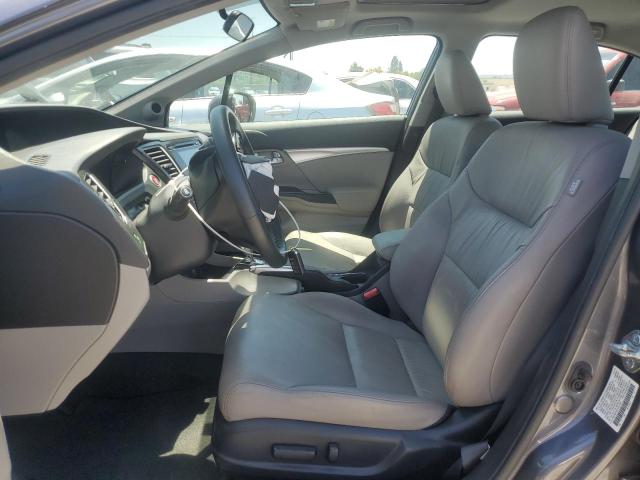 2HGFB2F94FH521055 - 2015 HONDA CIVIC EXL ნაცრისფერი ფოტო 7