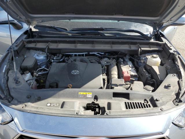 5TDHZRBH9MS134363 - 2021 TOYOTA HIGHLANDER XLE BLUE photo 11