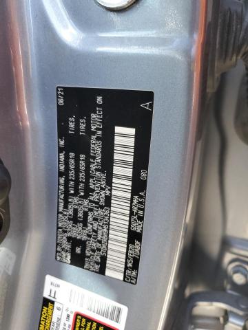 5TDHZRBH9MS134363 - 2021 TOYOTA HIGHLANDER XLE BLUE photo 12