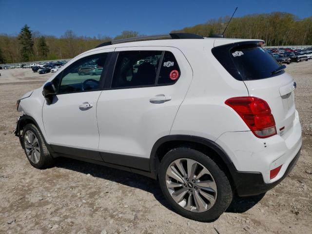 3GNCJPSB0KL394999 - 2019 CHEVROLET TRAX 1LT WHITE photo 2