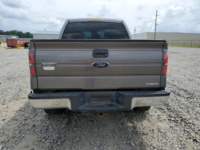 1FTFW1EF0DFD92203 - 2013 FORD F150 SUPERCREW GRAY photo 6