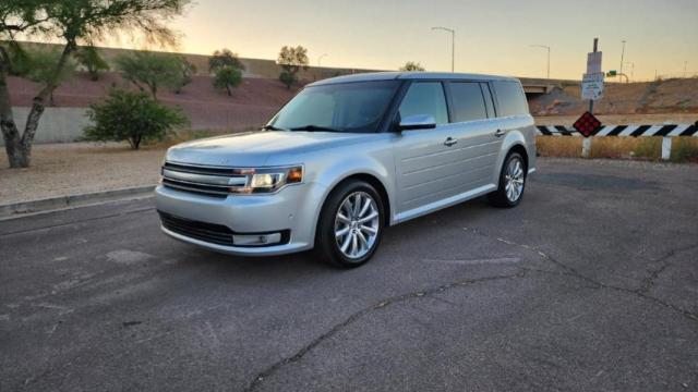 2FMGK5D84EBD16900 - 2014 FORD FLEX LIMITED SILVER photo 2