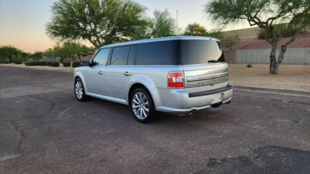 2FMGK5D84EBD16900 - 2014 FORD FLEX LIMITED SILVER photo 3