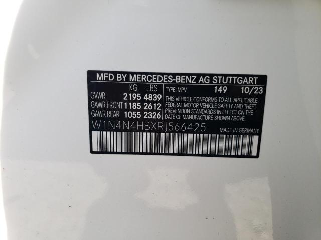 W1N4N4HBXRJ566425 - 2024 MERCEDES-BENZ GLA 250 4MATIC WHITE photo 12