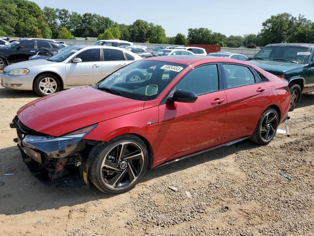 KMHLR4AF6NU340083 - 2022 HYUNDAI ELANTRA N LINE RED photo 1