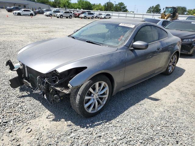 JN1CV6EK4EM110385 - 2014 INFINITI Q60 JOURNEY GRAY photo 1