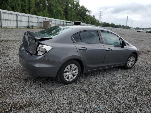 2HGFB2F58CH578383 - 2012 HONDA CIVIC LX GRAY photo 3