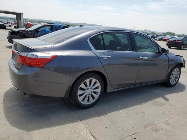 1HGCR3F80DA028822 - 2013 HONDA ACCORD EXL GRAY photo 3