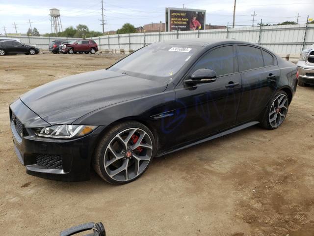 SAJAG4FV1JCP37591 - 2018 JAGUAR XE S BLACK photo 1