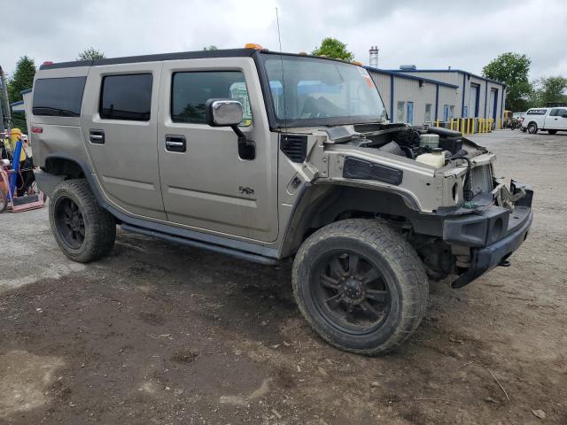 5GRGN23U55H122967 - 2005 HUMMER H2 TAN photo 4