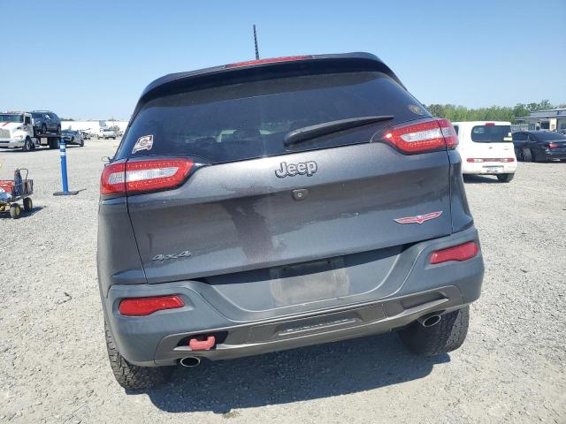 1C4PJMBS1GW254437 - 2016 JEEP CHEROKEE TRAILHAWK CHARCOAL photo 6