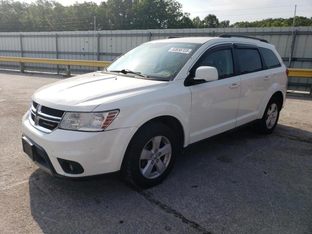 3C4PDCBG6CT262126 - 2012 DODGE JOURNEY SXT WHITE photo 1