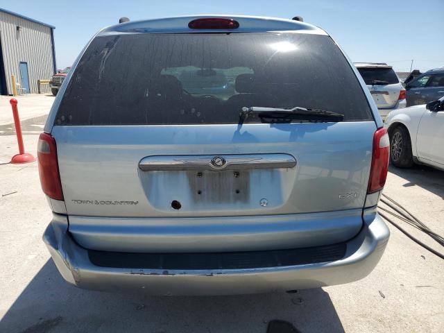 2C4GP54L73R383604 - 2003 CHRYSLER TOWN & COU LXI BLUE photo 6