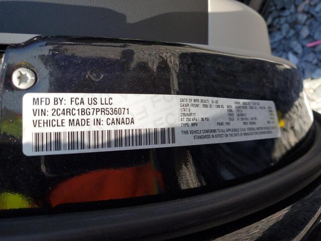 2C4RC1BG7PR536071 - 2023 CHRYSLER PACIFICA TOURING L 黑色 照片 13