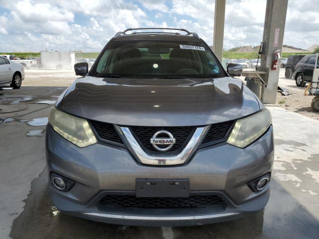 5N1AT2MT3EC806539 - 2014 NISSAN ROGUE S GRAY photo 5