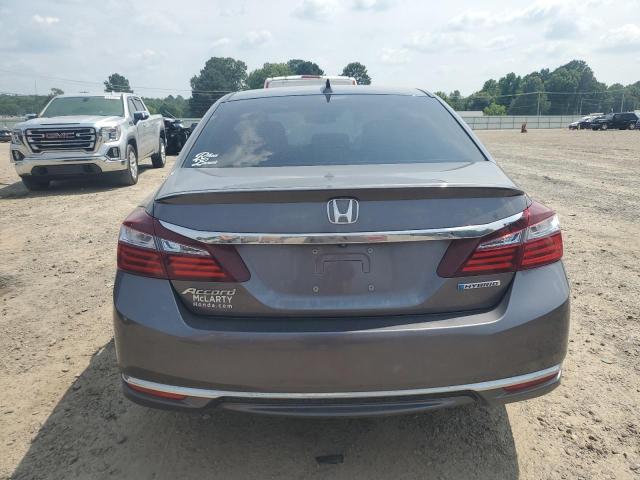 JHMCR6F57HC023163 - 2017 HONDA ACCORD HYBRID EXL SILVER photo 6