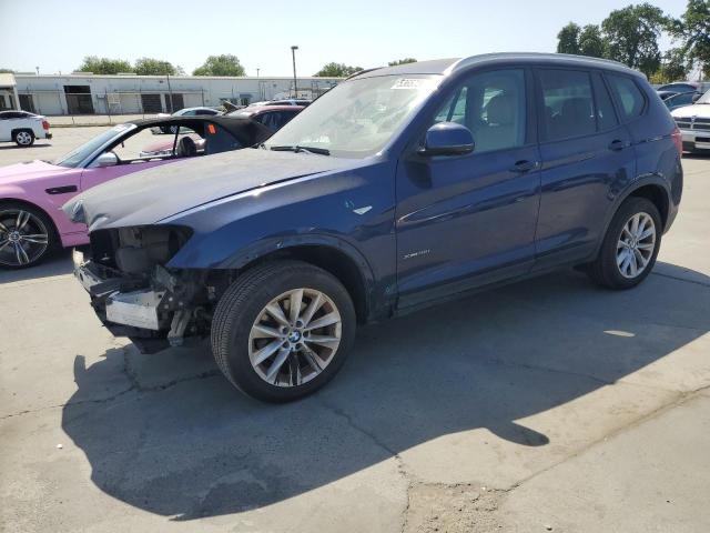 5UXWZ7C52G0R32435 - 2016 BMW X3 SDRIVE28I BLUE photo 1