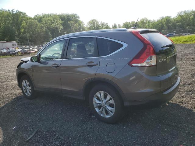 5J6RM4H76DL006341 - 2013 HONDA CR-V EXL GRAY photo 2