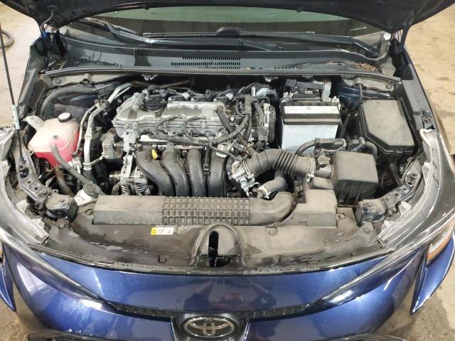 5YFEPMAE3MP230873 - 2021 TOYOTA COROLLA LE BLUE photo 11