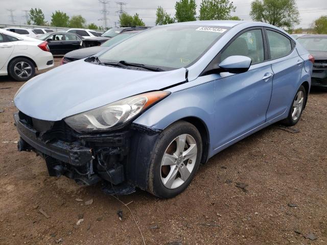 KMHDH4AE1CU432746 - 2012 HYUNDAI ELANTRA GLS BLUE photo 1