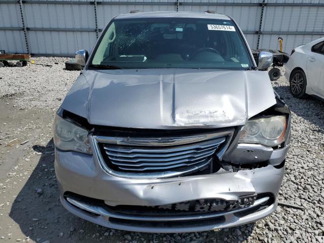 2C4RC1CG2ER371980 - 2014 CHRYSLER TOWN & COU TOURING L SILVER photo 5