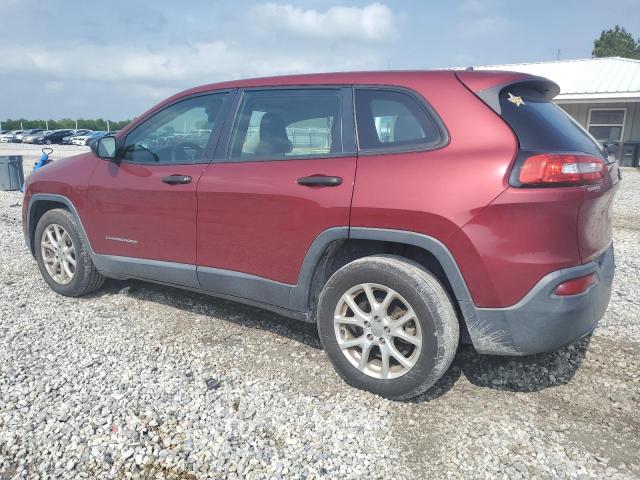 1C4PJLABXFW590338 - 2015 JEEP CHEROKEE SPORT MAROON photo 2