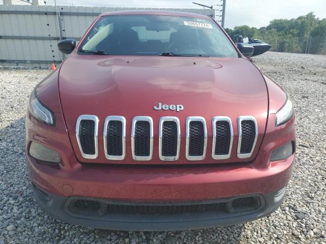 1C4PJLABXFW590338 - 2015 JEEP CHEROKEE SPORT MAROON photo 5