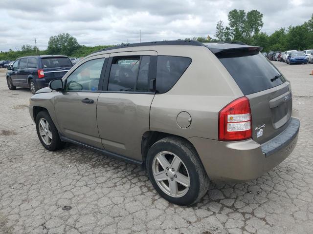 1J8FF47W87D176462 - 2007 JEEP COMPASS TAN photo 2