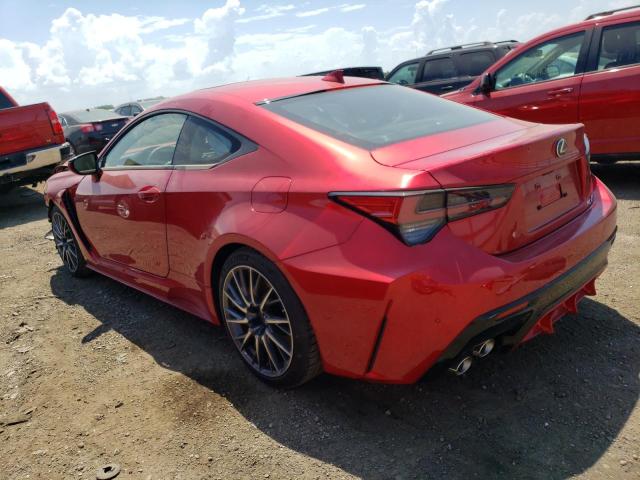 JTHDP5BC9N5008611 - 2022 LEXUS RC-F RED photo 2