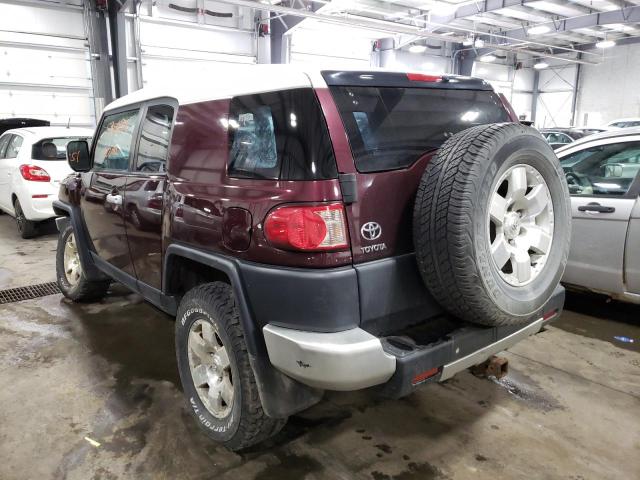 JTEBU11F170093641 - 2007 TOYOTA FJ CRUISER MAROON photo 3