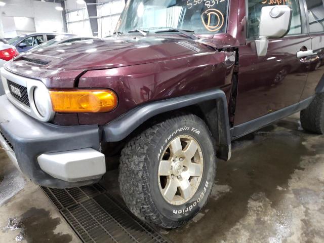 JTEBU11F170093641 - 2007 TOYOTA FJ CRUISER MAROON photo 9