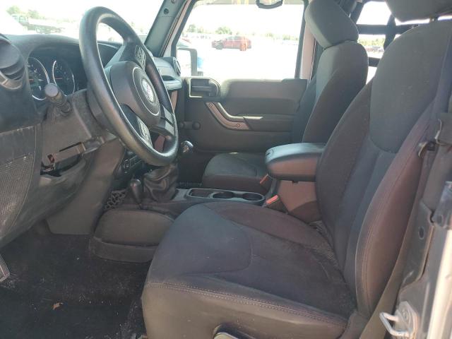 1C4AJWAG7DL706984 - 2013 JEEP WRANGLER SPORT GRAY photo 7