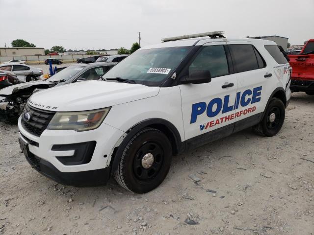 1FM5K8AT7GGC73117 - 2016 FORD EXPLORER POLICE INTERCEPTOR WHITE photo 1