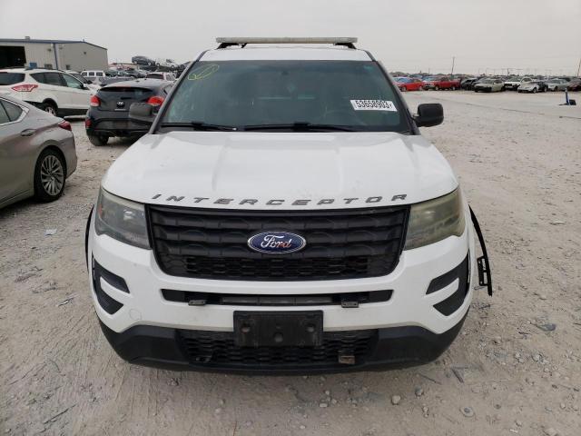 1FM5K8AT7GGC73117 - 2016 FORD EXPLORER POLICE INTERCEPTOR WHITE photo 5