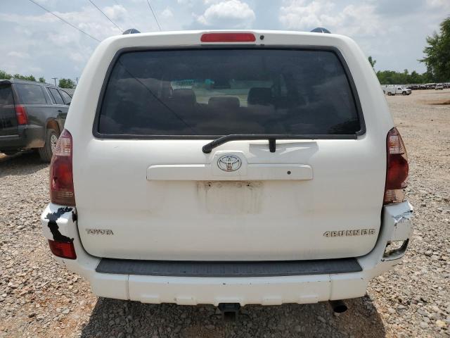 JTEZU14R550047876 - 2005 TOYOTA 4RUNNER SR5 WHITE photo 6