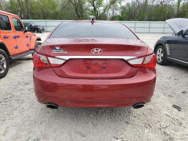 5NPEC4AB6BH175900 - 2011 HYUNDAI SONATA SE RED photo 6