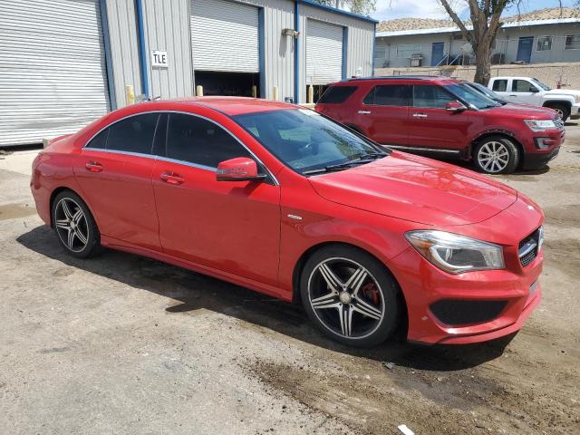 WDDSJ4GB7GN315613 - 2016 MERCEDES-BENZ CLA 250 4MATIC RED photo 4
