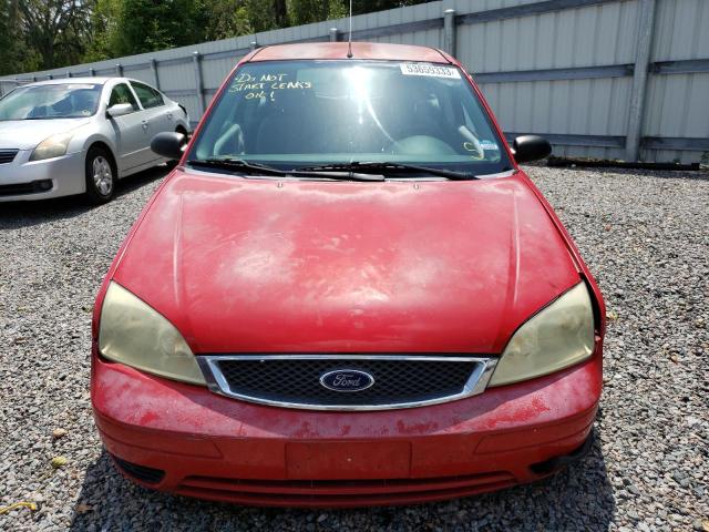 1FAFP31N57W103560 - 2007 FORD FOCUS ZX3 RED photo 5