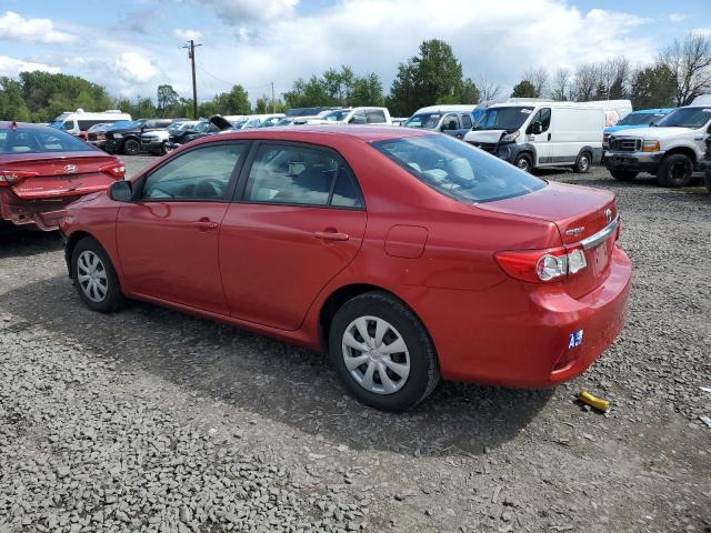 2T1BU4EE0BC557492 - 2011 TOYOTA COROLLA BASE RED photo 2