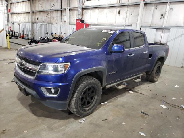 1GCGTCE32G1197350 - 2016 CHEVROLET COLORADO LT BLUE photo 1